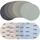 JatilEr 24 Stück Schleifpapier 125mm Klett,...