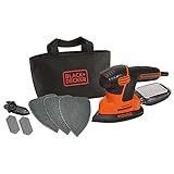 BLACK+DECKER Dreieckschleifer Mouse- Kraftvolle...
