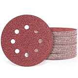 Bolatus 30 Stück Schleifpapier Set 125mm Klett, 8...