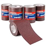 WORKPRO Schleifpapierrollen, 4 Schleifpapier...