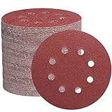 STEBRUAM 105 Stück Schleifpapier 125mm Klett,...