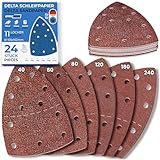 EffektWerk Delta-Schleifpapiere (24er-Pack, 11...